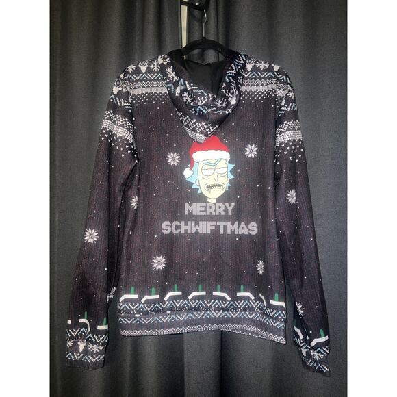 Ugly Christmas Sweater Xmas Size Large Rick Morty - Picture 2 of 2